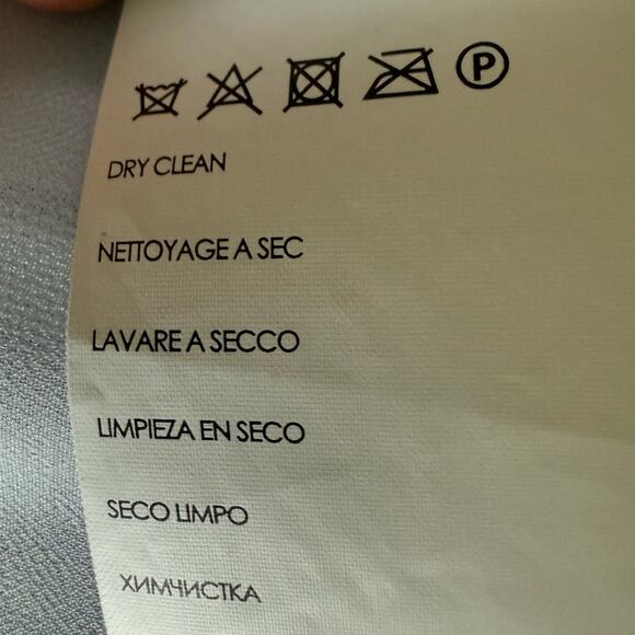 Club Monaco Salyie 100% Silk Draped Vest Women’s Medium Ash Blue - Picture 7 of 8